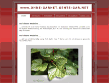 Tablet Screenshot of ohne-garnet.gehts-gar.net
